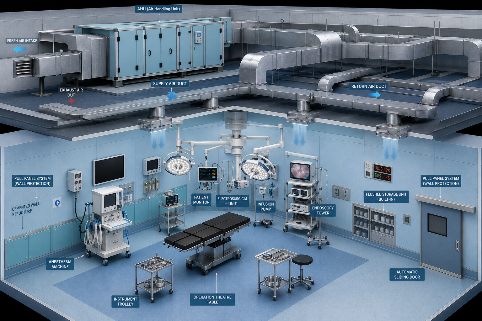 NABH GUIDED MODULAR OPERATION THEATRE SOLUTIONS